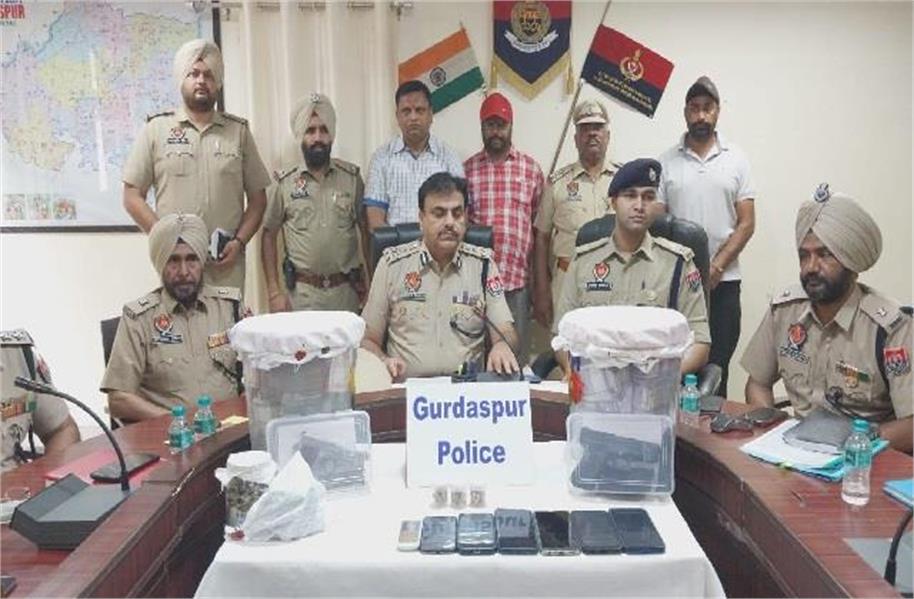 Punjab police seized drugs