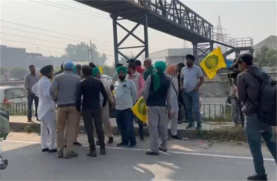 farmers protest in jalandhar