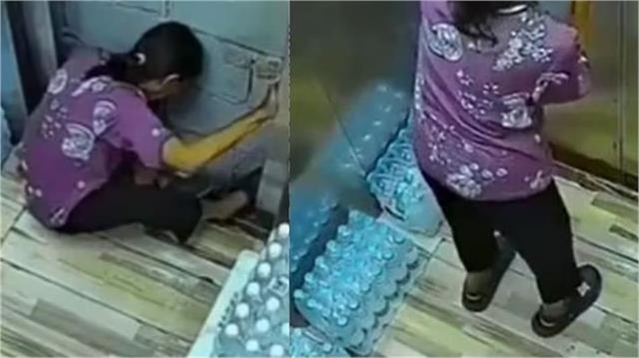 लिफ्ट से जा रही गूंगी-बहरी महिला फंसी... भावुक कर देगा मदद मांगने का ये VIDEO